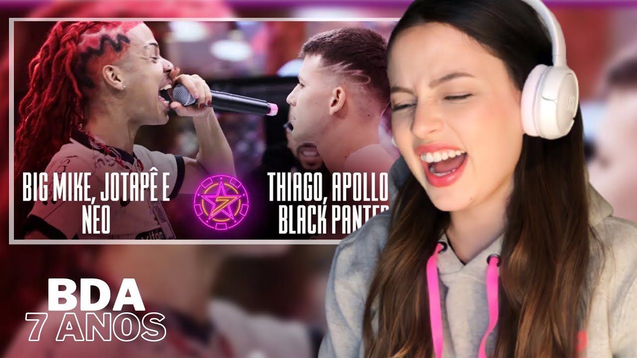 (VIRADA HISTÓRICA) BIG MIKE,JOTAPÊ E NEOXTHIAGO,APOLLO E BLACK PANTER | SEMIFINAL | REACT Anna Caleg