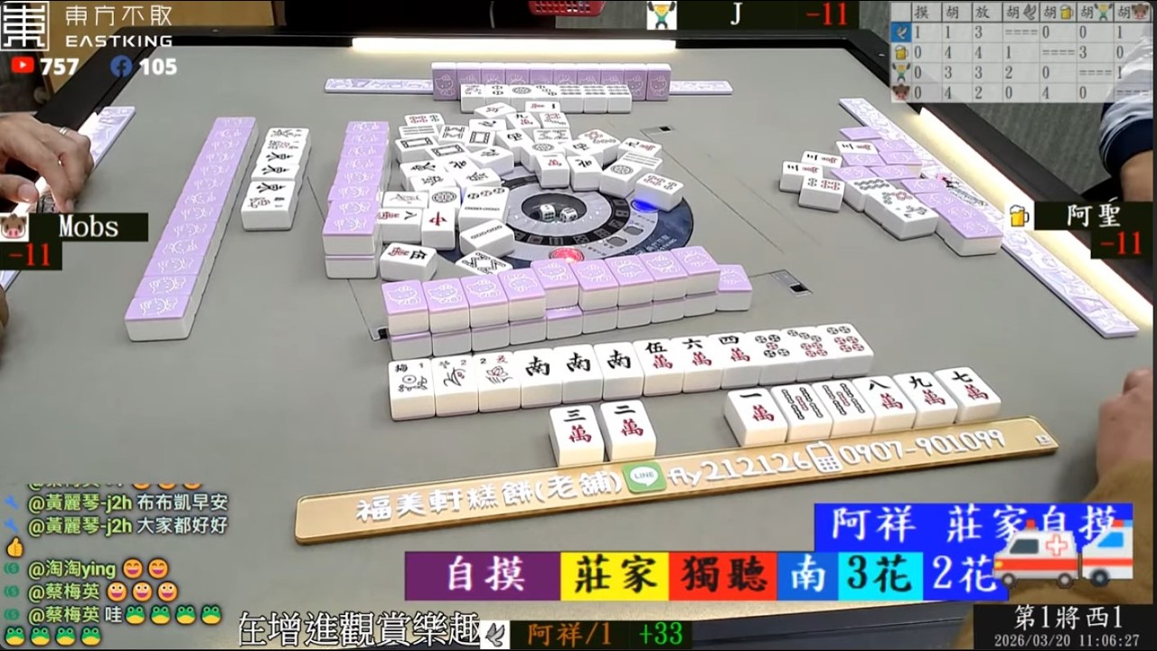 八卦山麻將 J 阿聖 阿祥 Mobs 260320早