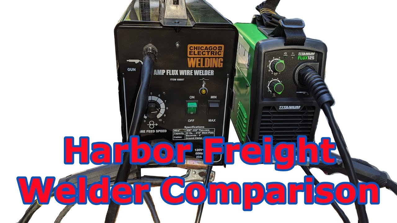 Harbor Freight Chicago Electric Flux 90 vs. the Titanium Easy-Flux 125