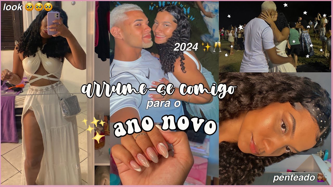 ARRUME-SE COMIGO PARA O ANO NOVO 🥂✨ (~make, look e penteado 💇🏽‍♀️💋🧸)
