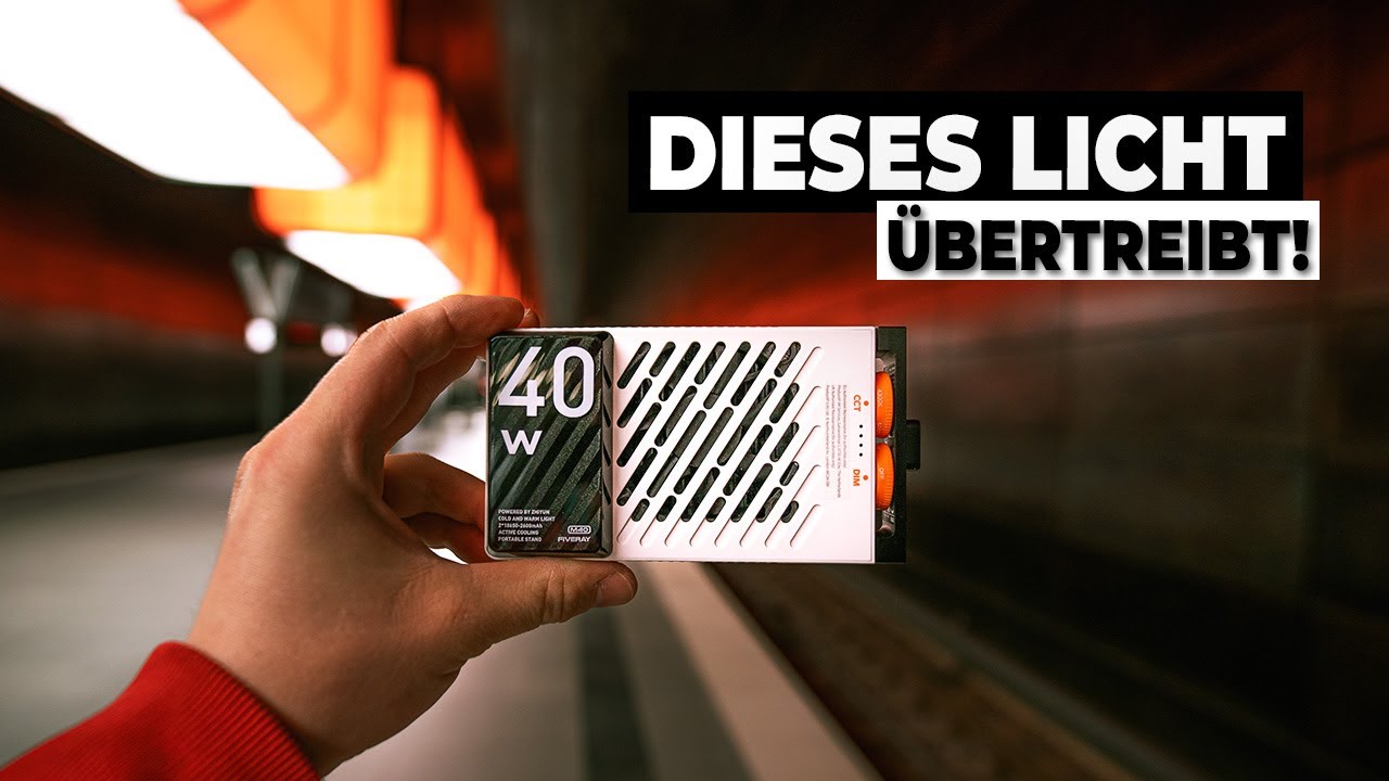 Kleines LED Licht, viel POWER I Zhiyun Fiveray M40