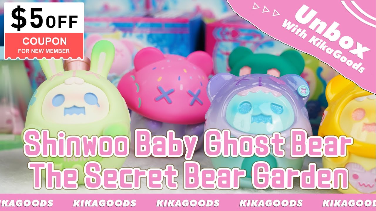 Unbox with KikaGoods | Shinwoo Baby Ghost Bear The Secret Bear Garden Blind Box