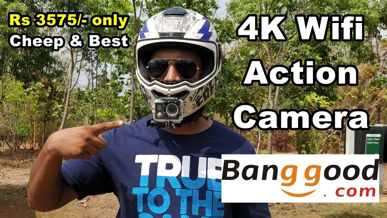 Cheap & Best Dual Screen 4K Wifi action camera - Unboxing & Review