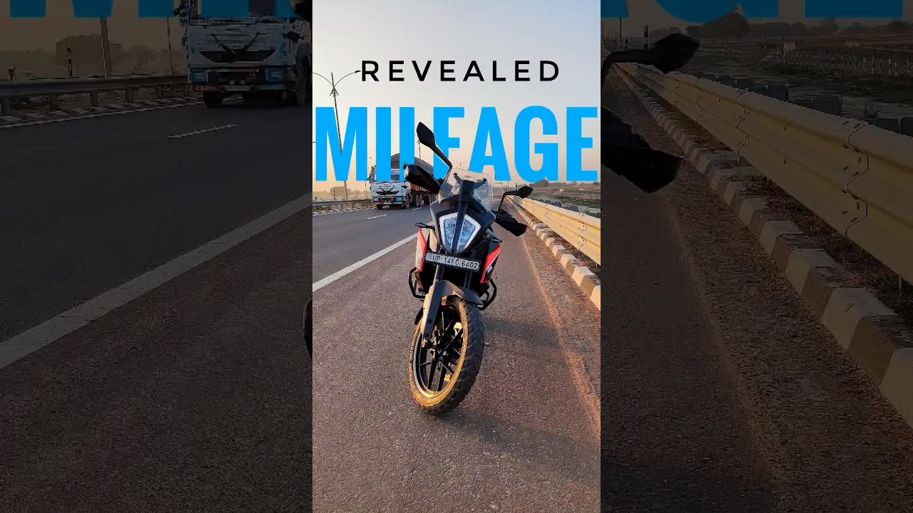 KTM Adventure 390 mileage revealed.       #ktm390 #ktm390adventure #ktmmileage