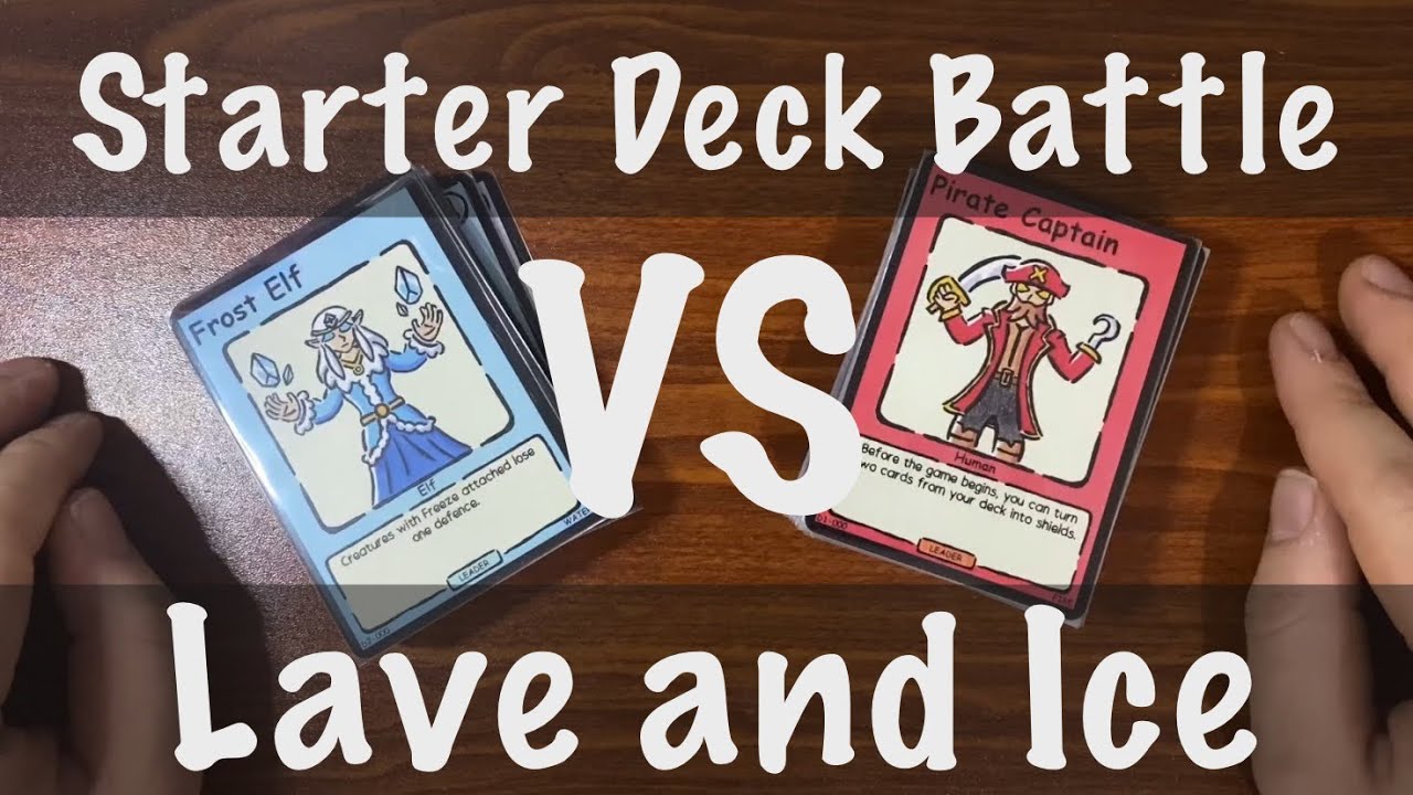 Zumoners TCG Battle Video. Lava Lake Started Deck vs Frost Forest Starter Deck.