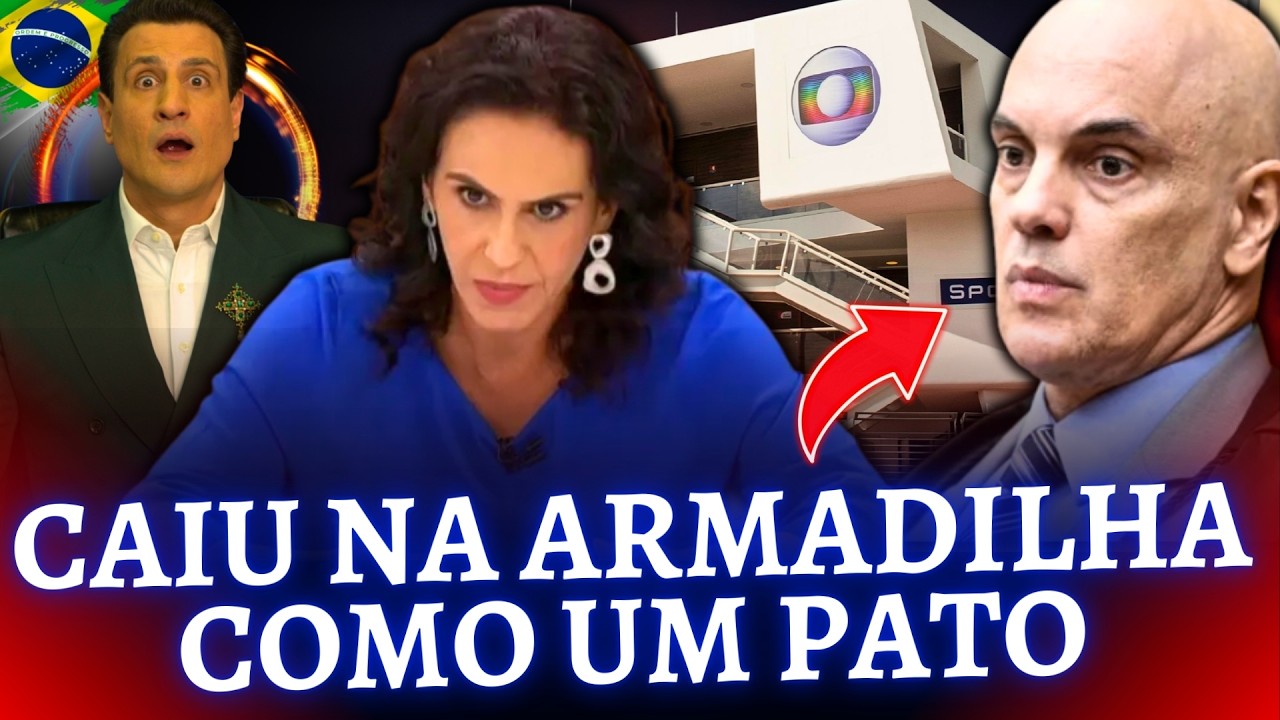 Malu Gaspar da Globo preparou a armadilha e Moraes caiu como um PATO!