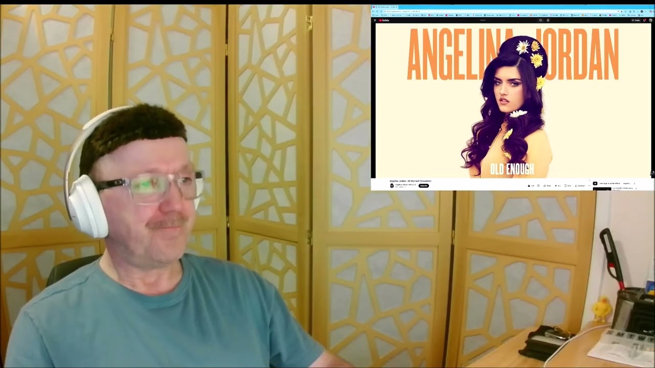 First Time Reaction to Angelina Jordan - All My Fault (Visualizer)