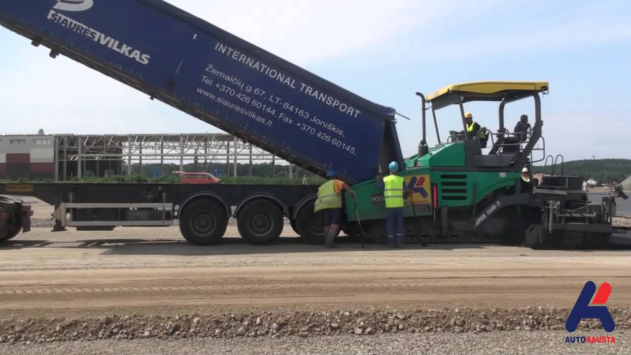 Klaipėdos keleivių ir krovinių terminalas. Asfaltavimas. UAB 
