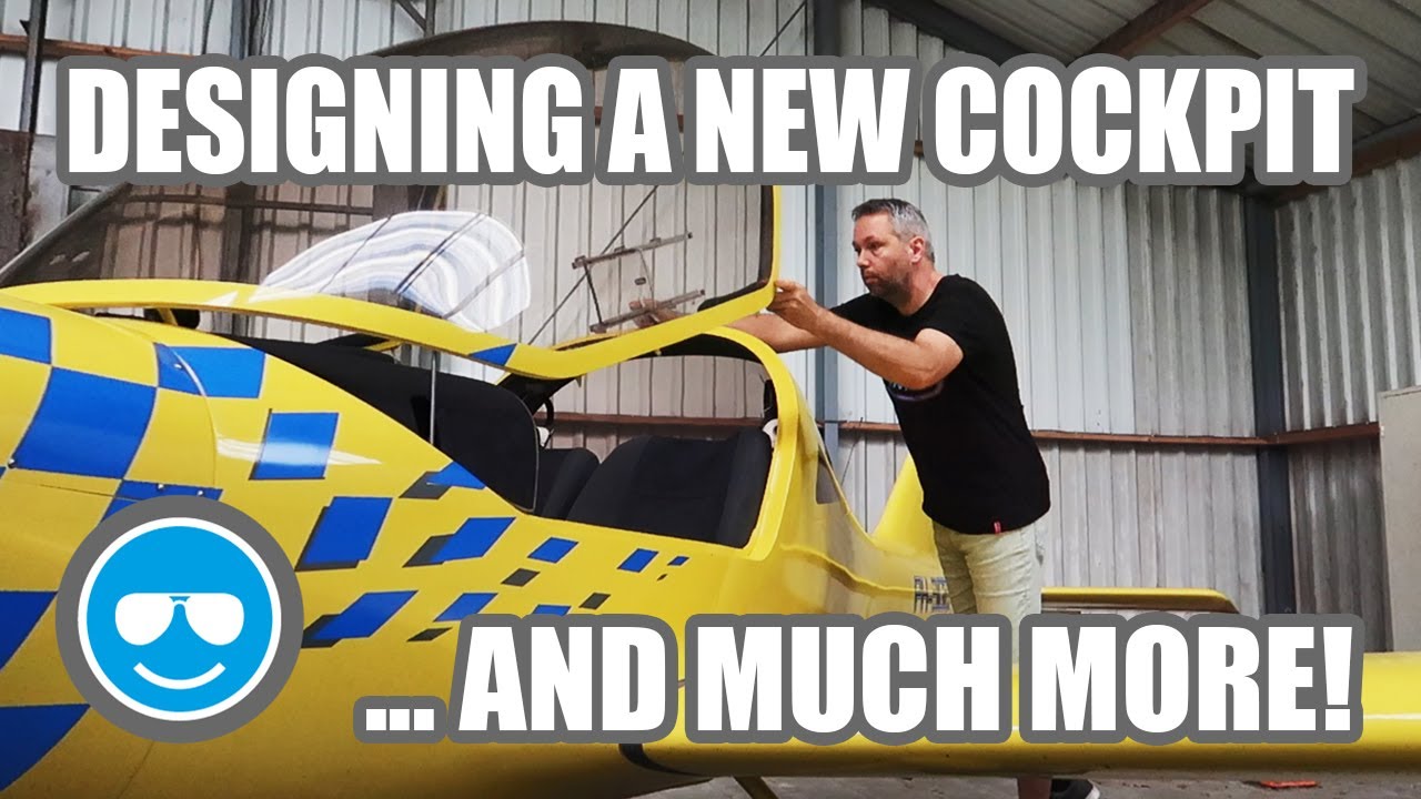 Designing cockpit panels and mounting LED wing tip strobe and navigation lights on my LSA - S01 E16