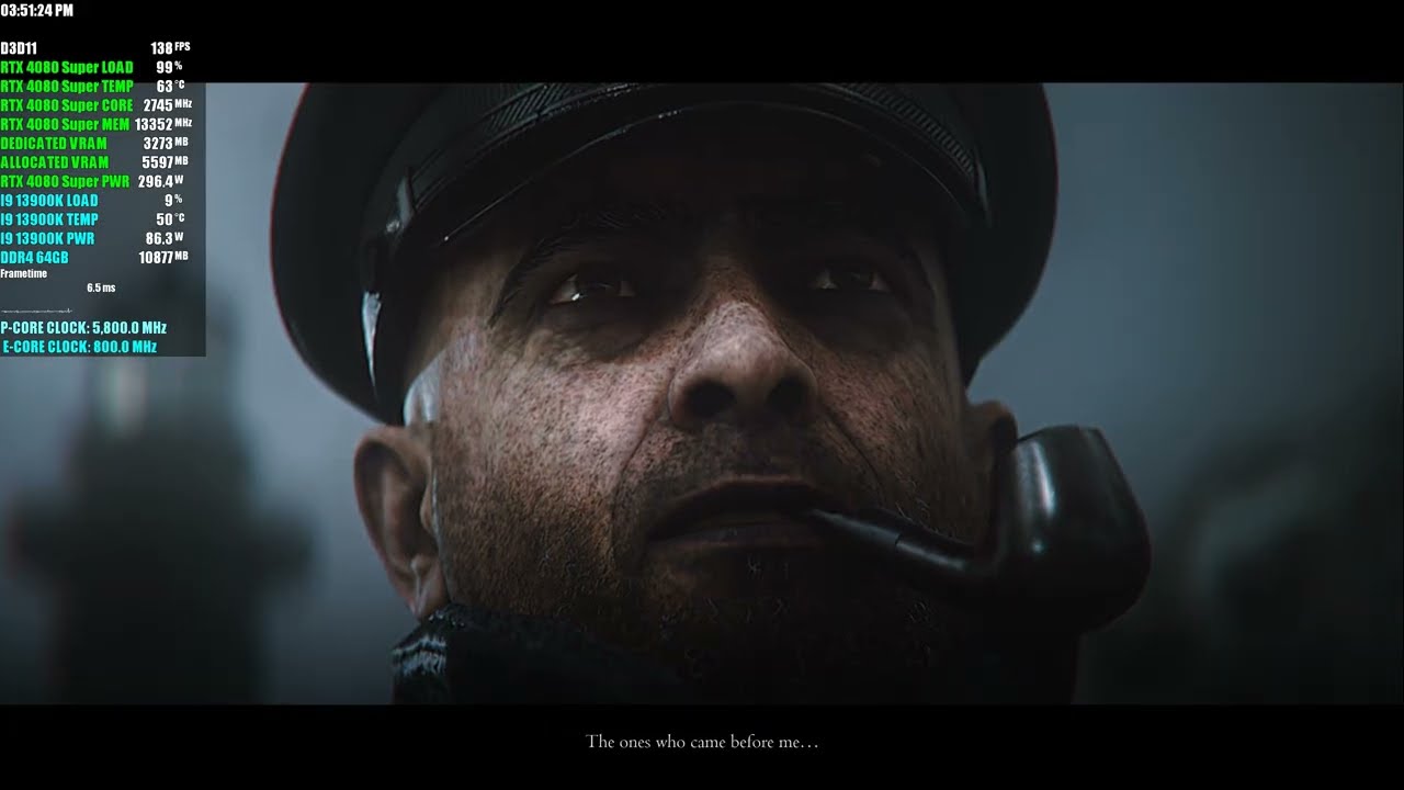 RTX 4080 Super | 13900K | The Light Keeper 4K Max Settings