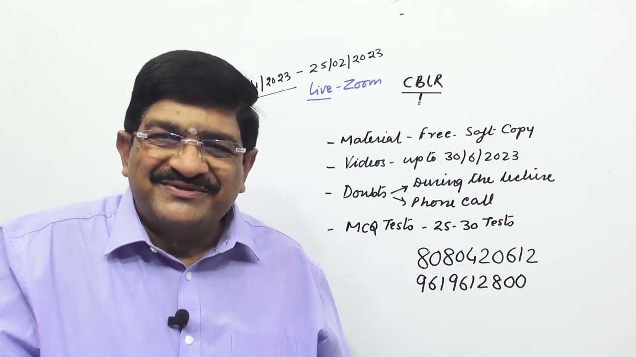 CBLR 2023 Exam Short Term Course