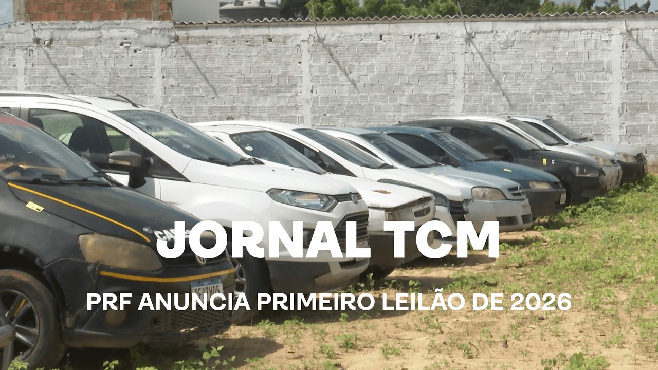 Jornal TCM - PRF anuncia primeiro leilão de 2026