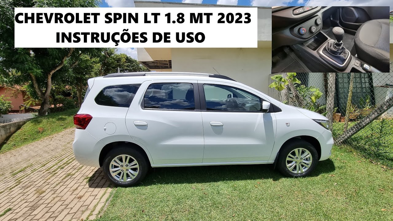 Instruções de uso - Chevrolet Spin LT 1.8 MT 2023
