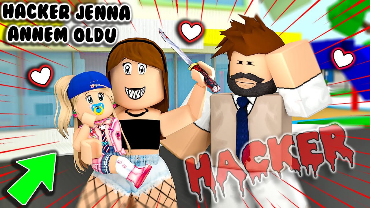 HACKER JENNA ANNEM OLDU ! 👶 JENNA KÜÇÜK KIZI EVLAT EDİNDİ !👨‍👩‍👧| ROBLOX BROOKHAVEN RP ! 🏡