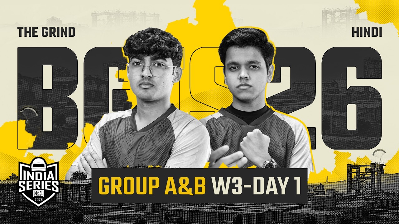 [Hindi] BGIS 2026 THE GRIND | Week 3 | Day 1