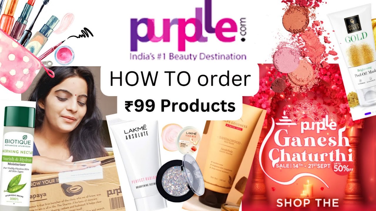 Huge Purple Sale Haul Only Rs.99 💜How to Order Purple Products 🎁  | Shopping Haul 😱 #purplesale