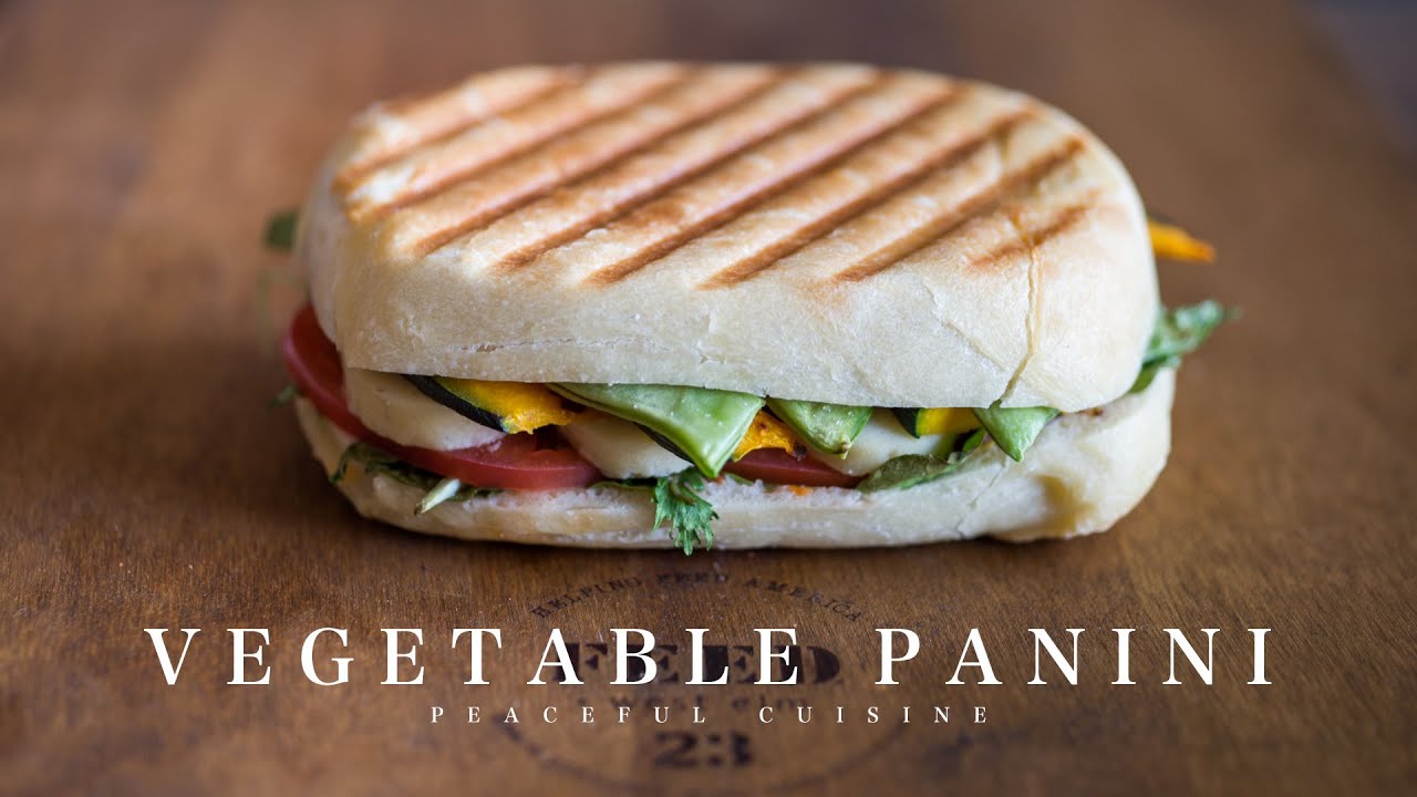 Vegetable Panini (vegan) ☆ ベジタブルパニーニの作り方