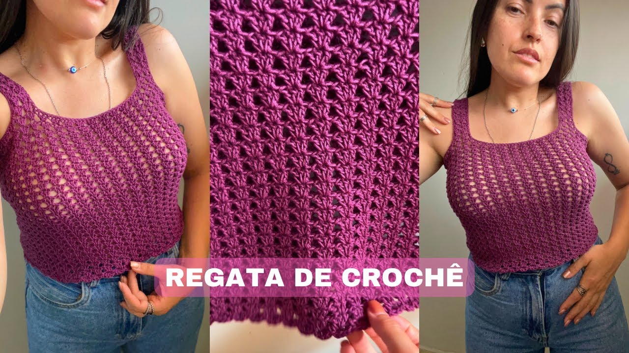 REGATA DE CROCHÊ FÁCIL e RÁPIDA | Passo a passo completo