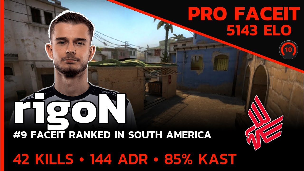 rigoN Bad News Eagles 42 KILLS ON FACEIT🔥 w/sinnopsyy (MIRAGE) FACEIT LVL 10  / CSGO POV
