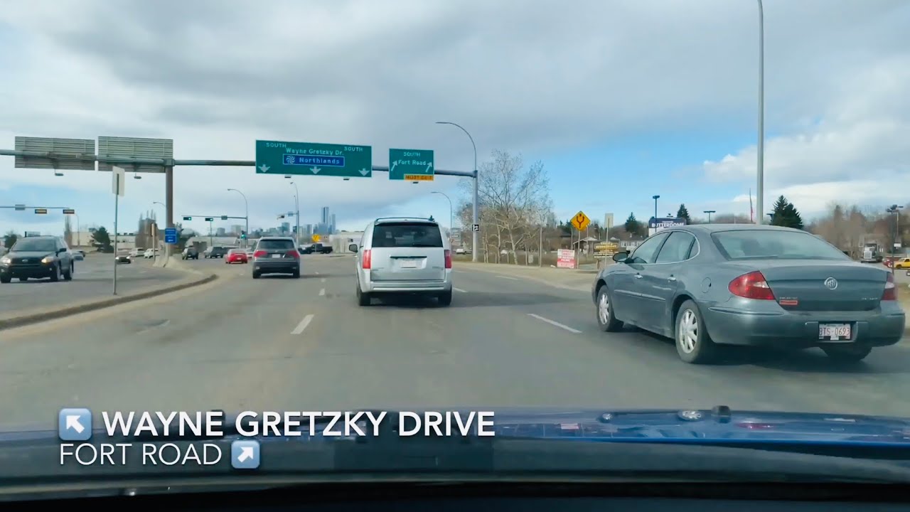 Edmonton - Manning Drive - Fort Road - Wayne Gretzky Drive - 75 Street