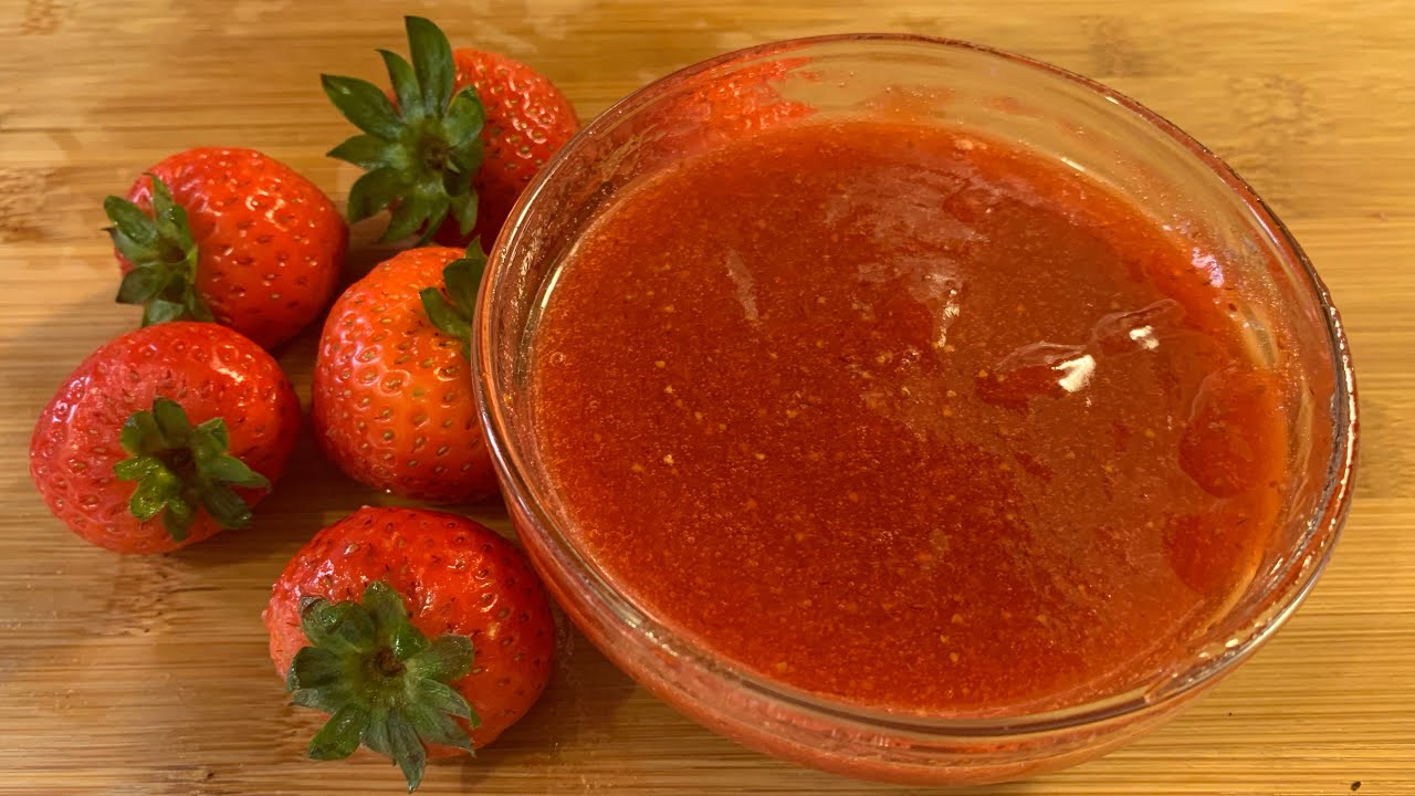 PURÉ DE FRESA PARA SUS POSTRES (STRAWBERRY PUREE)