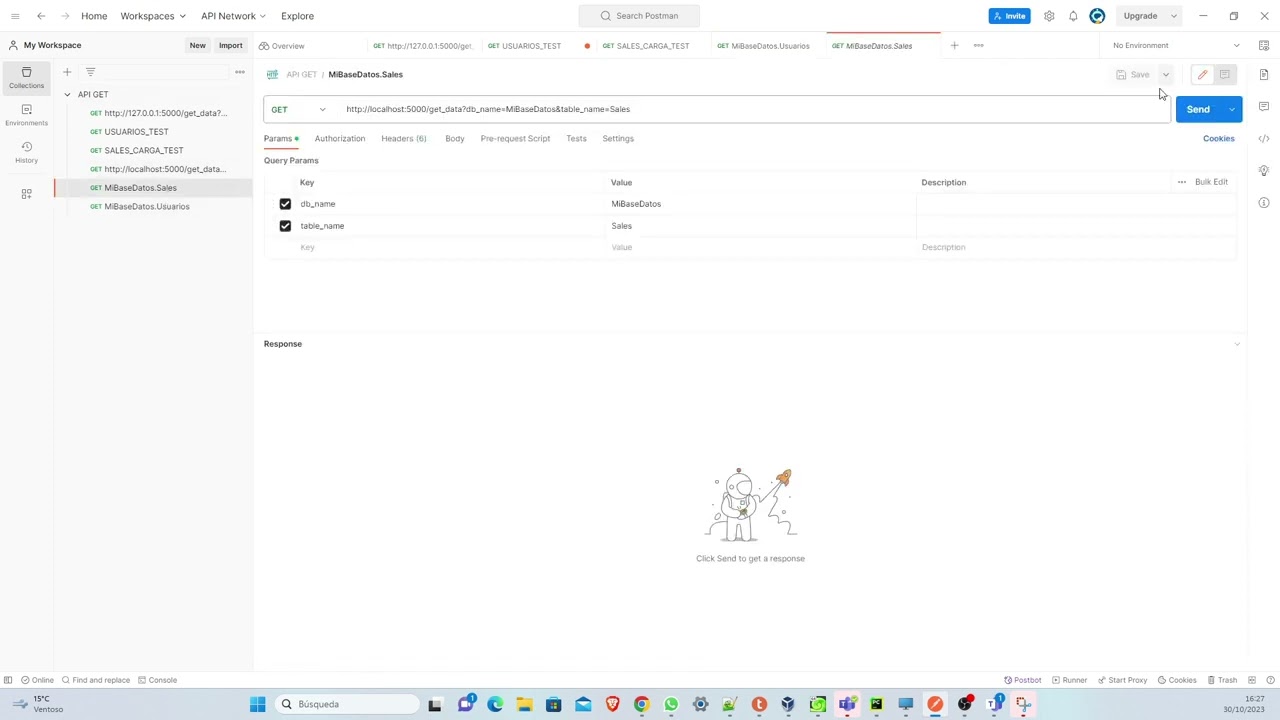 API Validaciones y QA Teradata