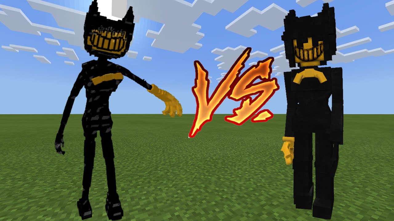 NEW BENDY VS BENDY in Minecraft bendy and the ink machine
