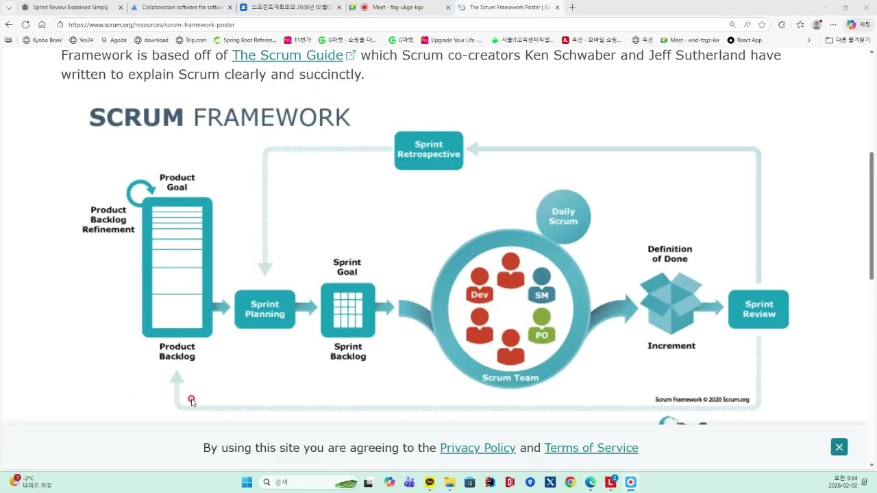 산대특1기 애자일개발방법론 4강 - Agile Scrum 프레임워크 스프린트 계획회의, 완료정의 DoD Confluence