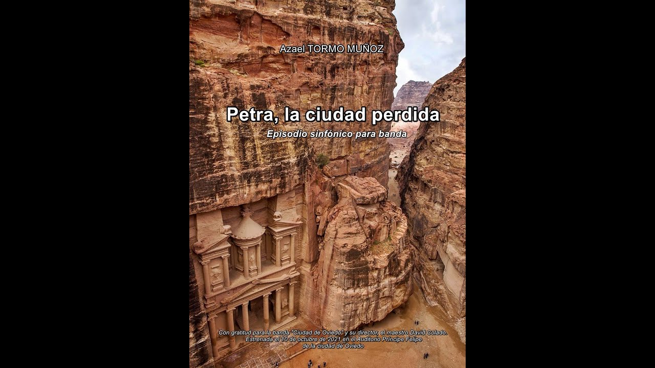 'Petra, la ciudad perdida' de Azael Tormo. Banda 'Ciudad de Oviedo'. David Colado, director.10-10-21