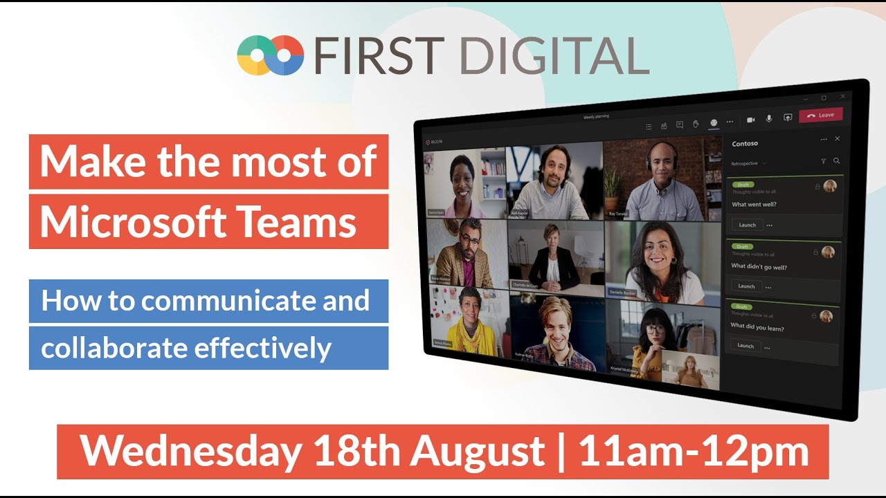 First Digital - Microsoft Teams Webinar - 18/08/2021