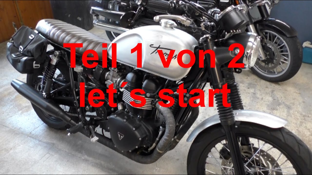 Triumph Bonneville T100, Umbau Tacho und Hauptscheinwerfer, Teil 1