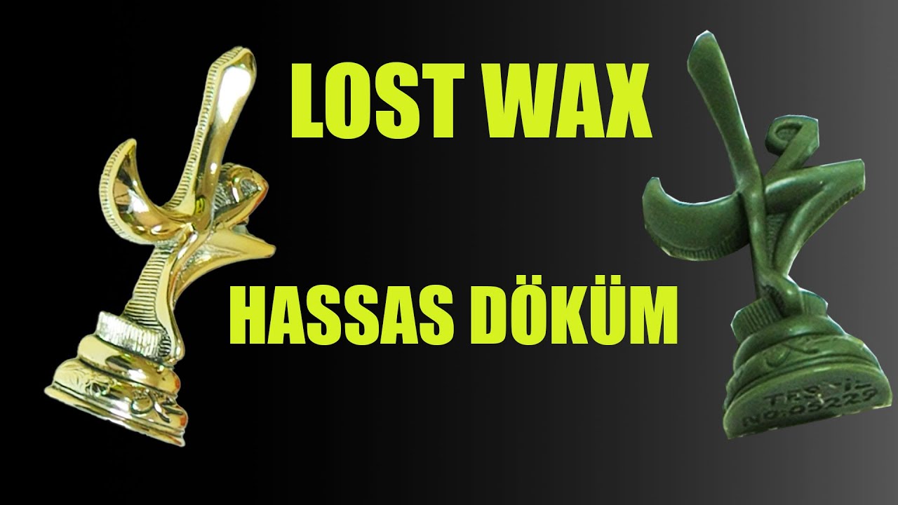 HZ MUHAMMED 3 D HASSAS DÖKÜM ALUMINUM LOST WAX ALUMINUM NASIL YAPILIR #kendinyap #aluminium