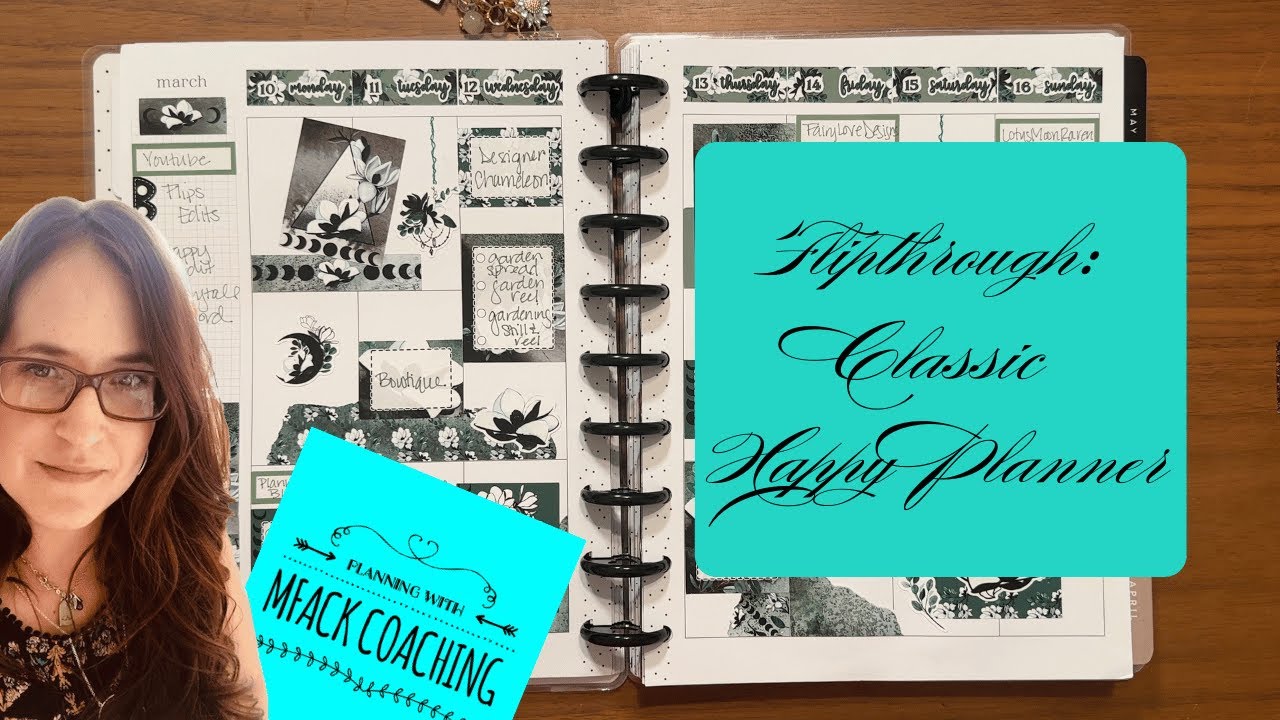 Flipthrough of my Classic Happy Planner (Jan - August)