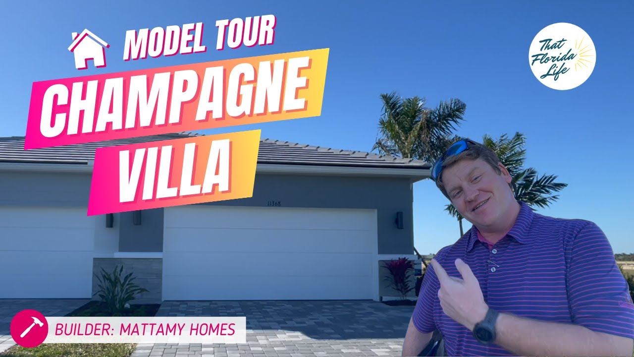Brightmore Mattamy Homes Champagne Villa Model Tour Wellen Park