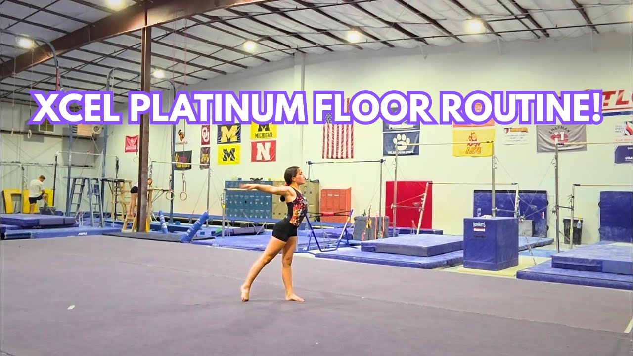 Xcel Platinum Floor Routine! 🥇 