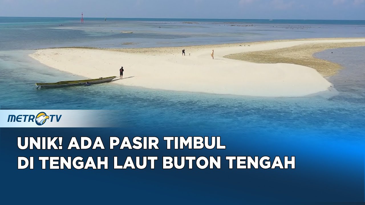 Pesona Pasir Timbul di Tengah Laut Buton Tengah #journey