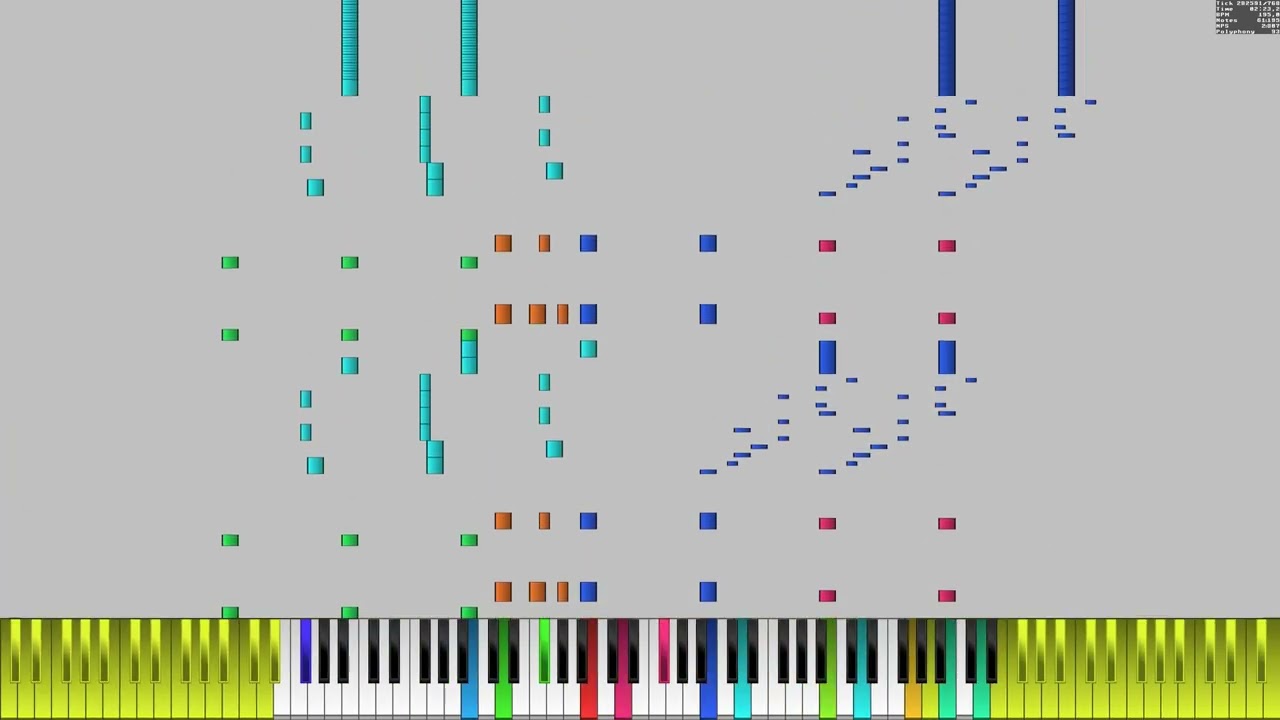 [Black MIDI]In the Hall of the Mountain King by Sir Spork(2,927,162  notes)