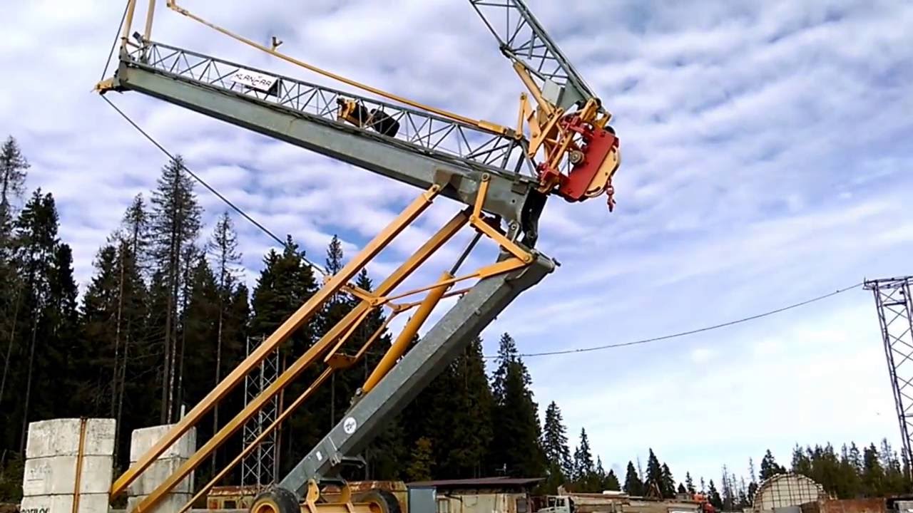 Самораскладывающийся кран Potain HD 14
