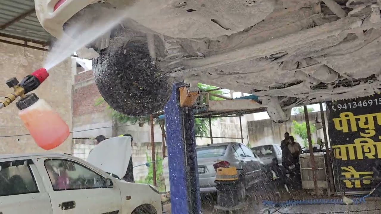 Full Car Washing | झागदार फोम से कार धुलाई | Satisfying Car Wash Video