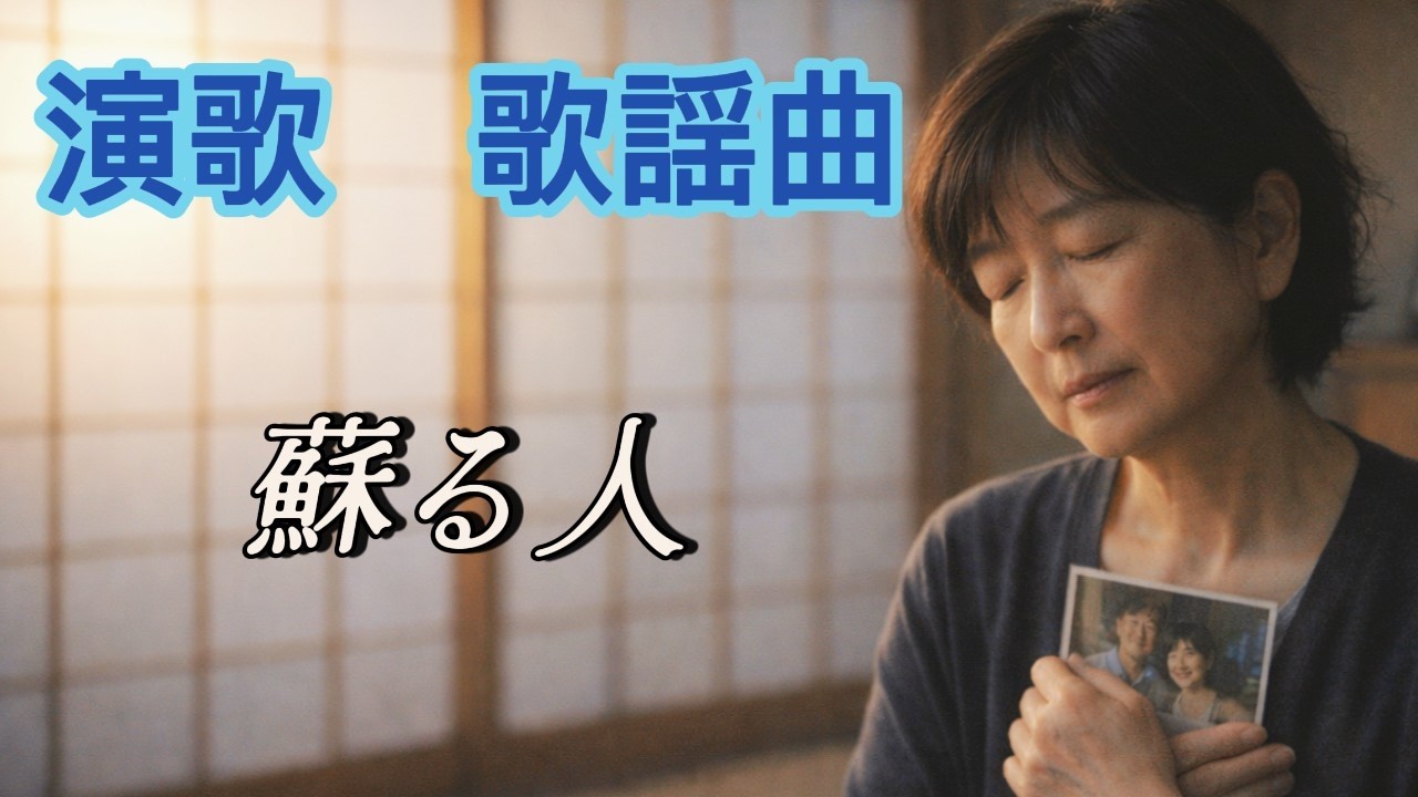 蘇る人　～愛は消えない～　逢いたい　[パル尾の世界] の演歌・歌謡曲　#哀愁 #昭和歌謡 #昭和歌謡カバー #昭和 #昭和演歌 #歌詞動画 #あなたの心に