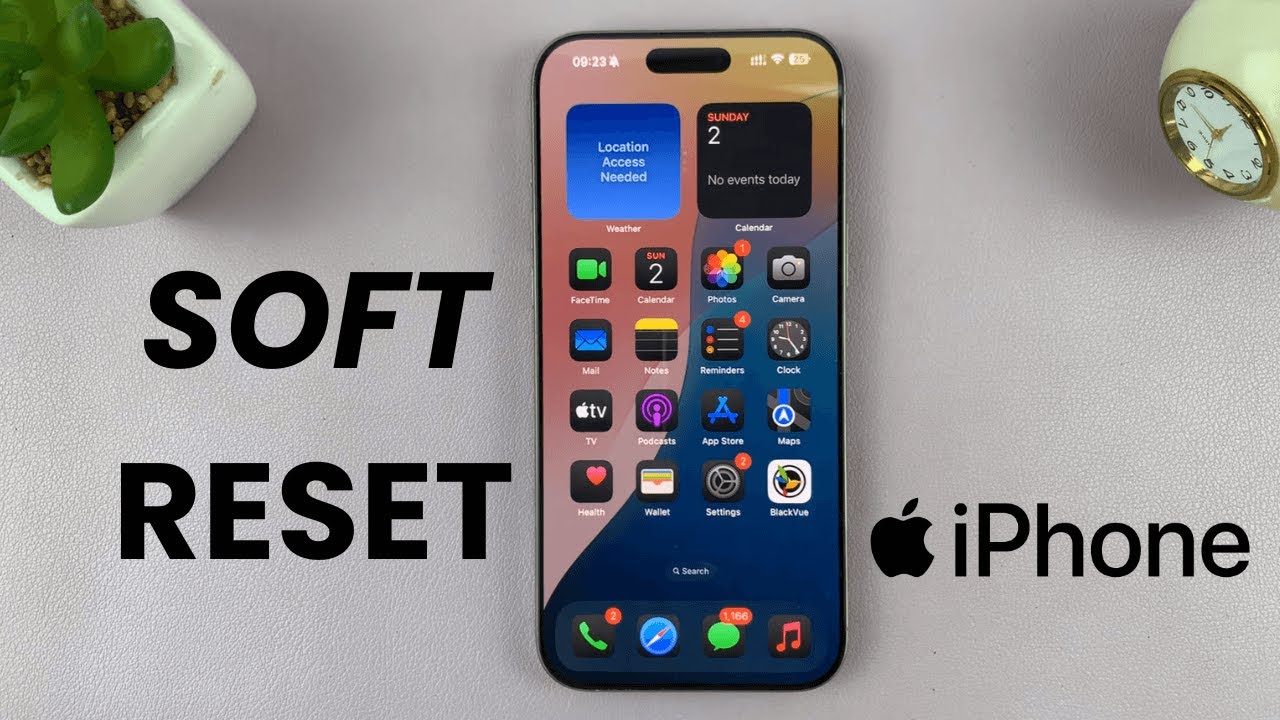 How To Soft Reset An iPhone