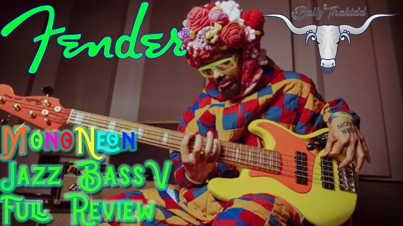 Распаковка и полный обзор новой гитары Fender MonoNeon Jazz Bass V | Это просто ЧУДО!!!