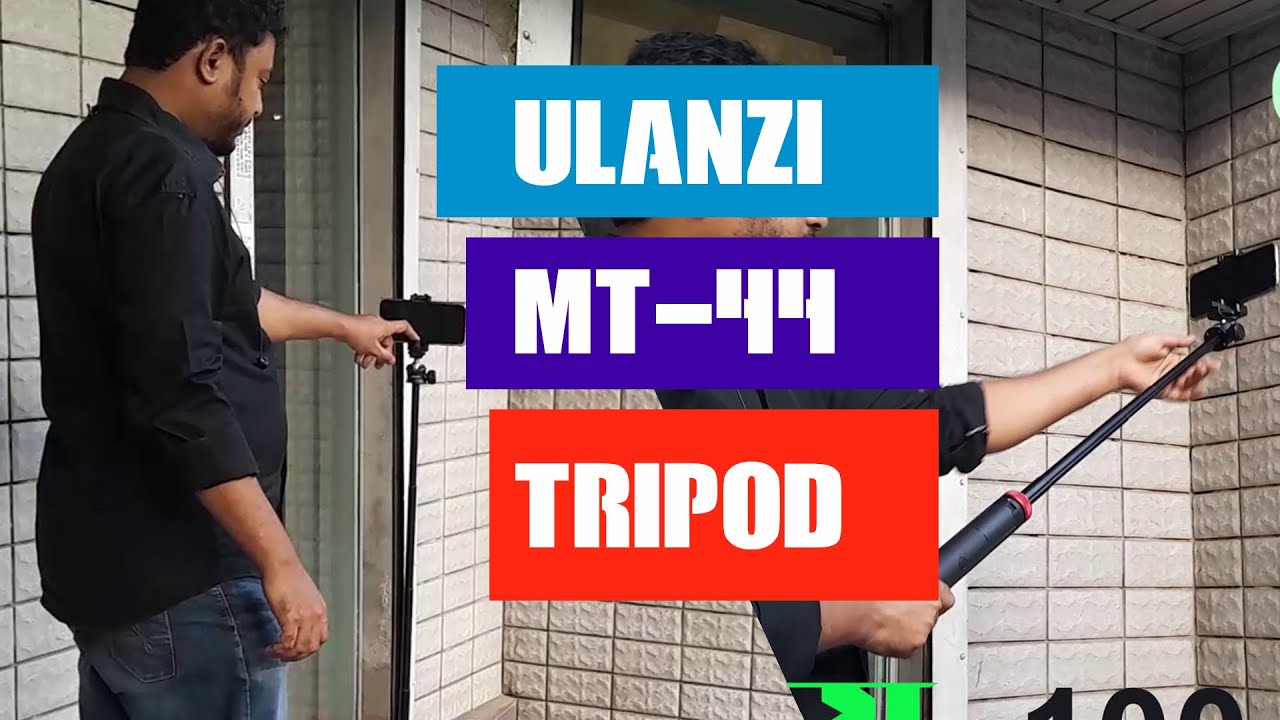 Ulanzi MT-44 Extendable Vlog Tripod With 360&deg; Ball Head