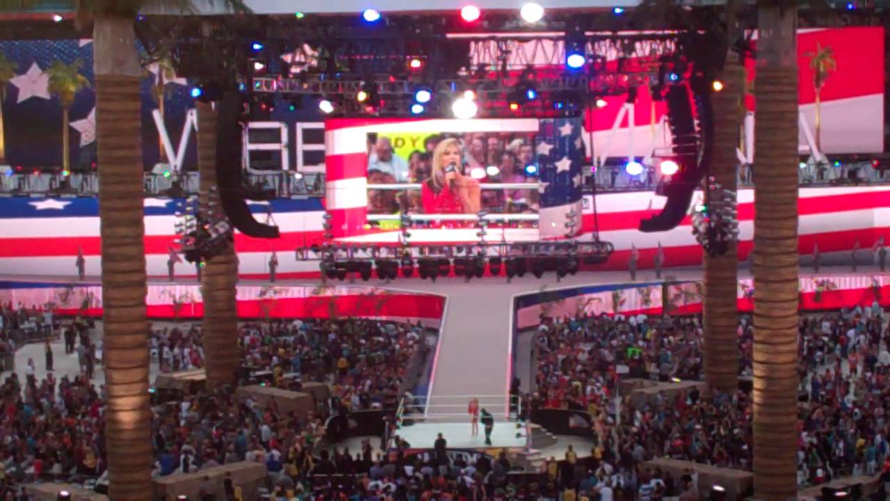 Lilian Garcia WWE WrestleMania 28 Miami