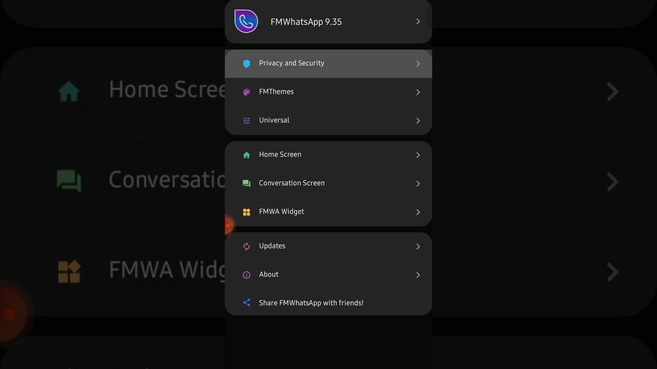 how to freeze Fm whatsapp last seen