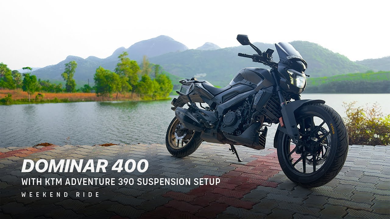 Dominar 400 with KTM Adventure 390 Suspension!