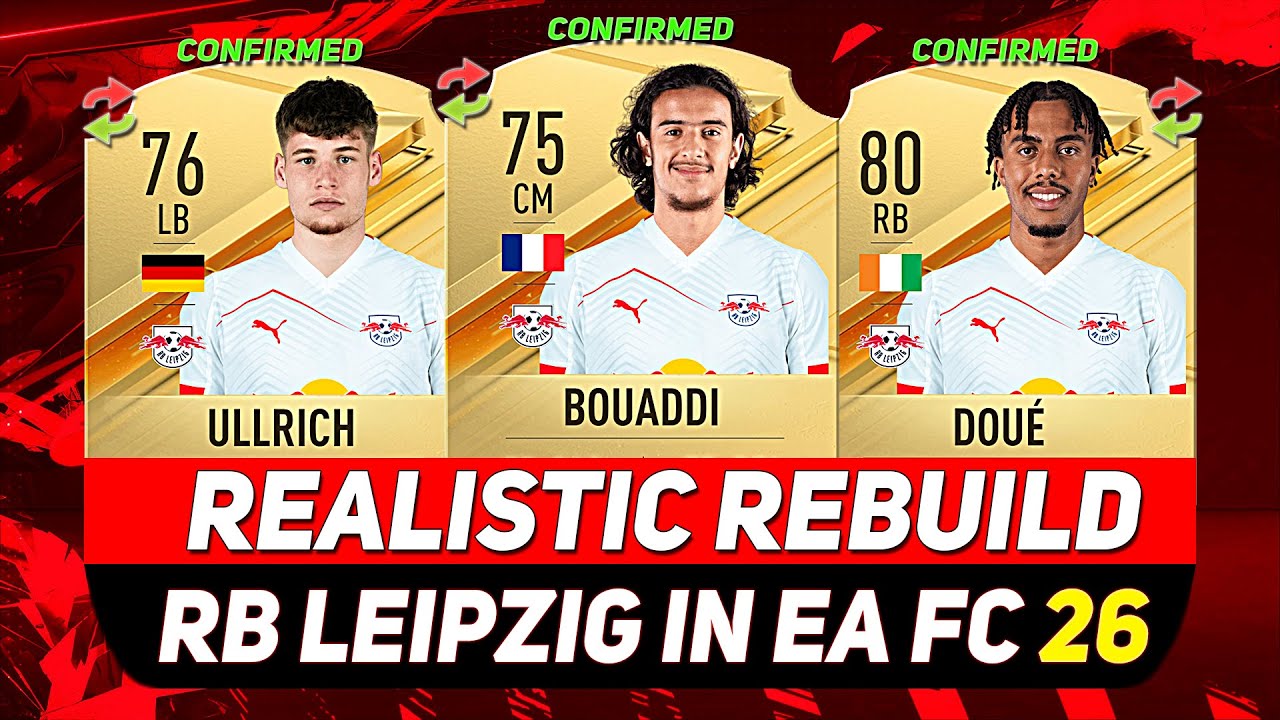 🏆РЕАЛИСТИЧНАЯ ПЕРЕСТРОЙКА «РБ ЛЕЙПЦИГ» В РЕЖИМЕ КАРЬЕРЫ EA FC 26! При участии Ульриха, Буадди, Ду...