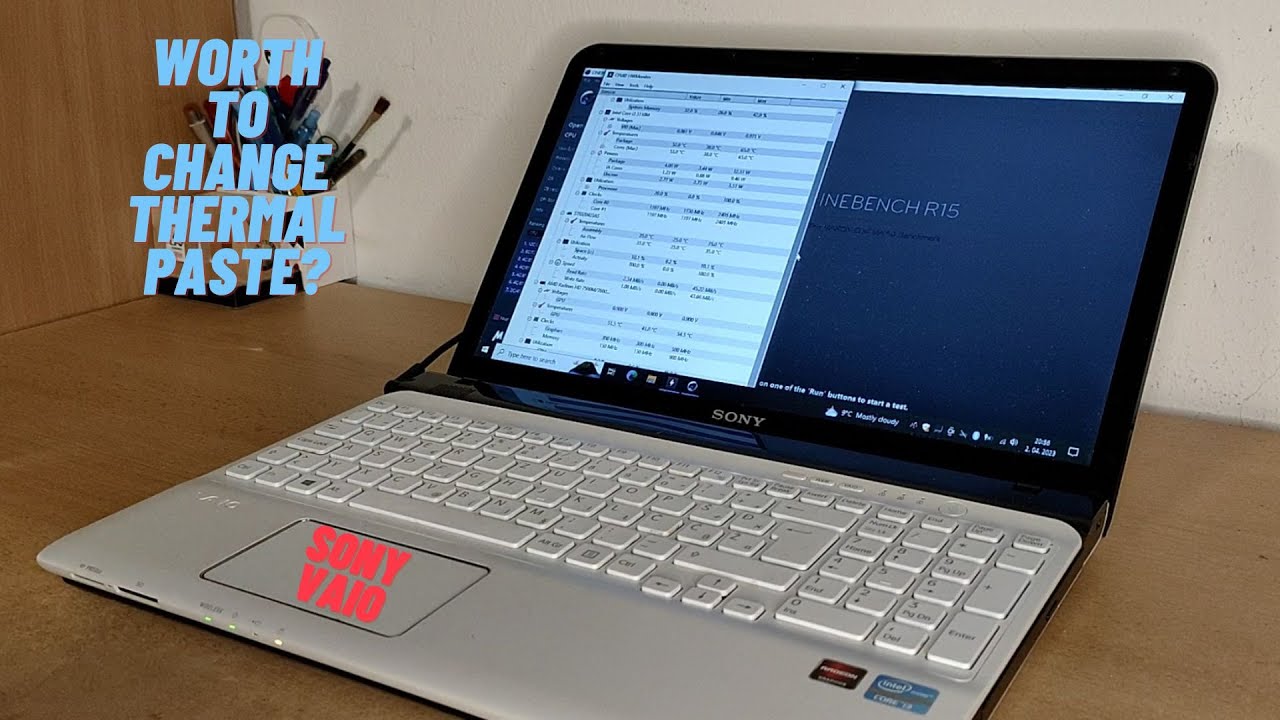 Sony vaio SVE151G13M replacing thermal paste and upgrading old laptop