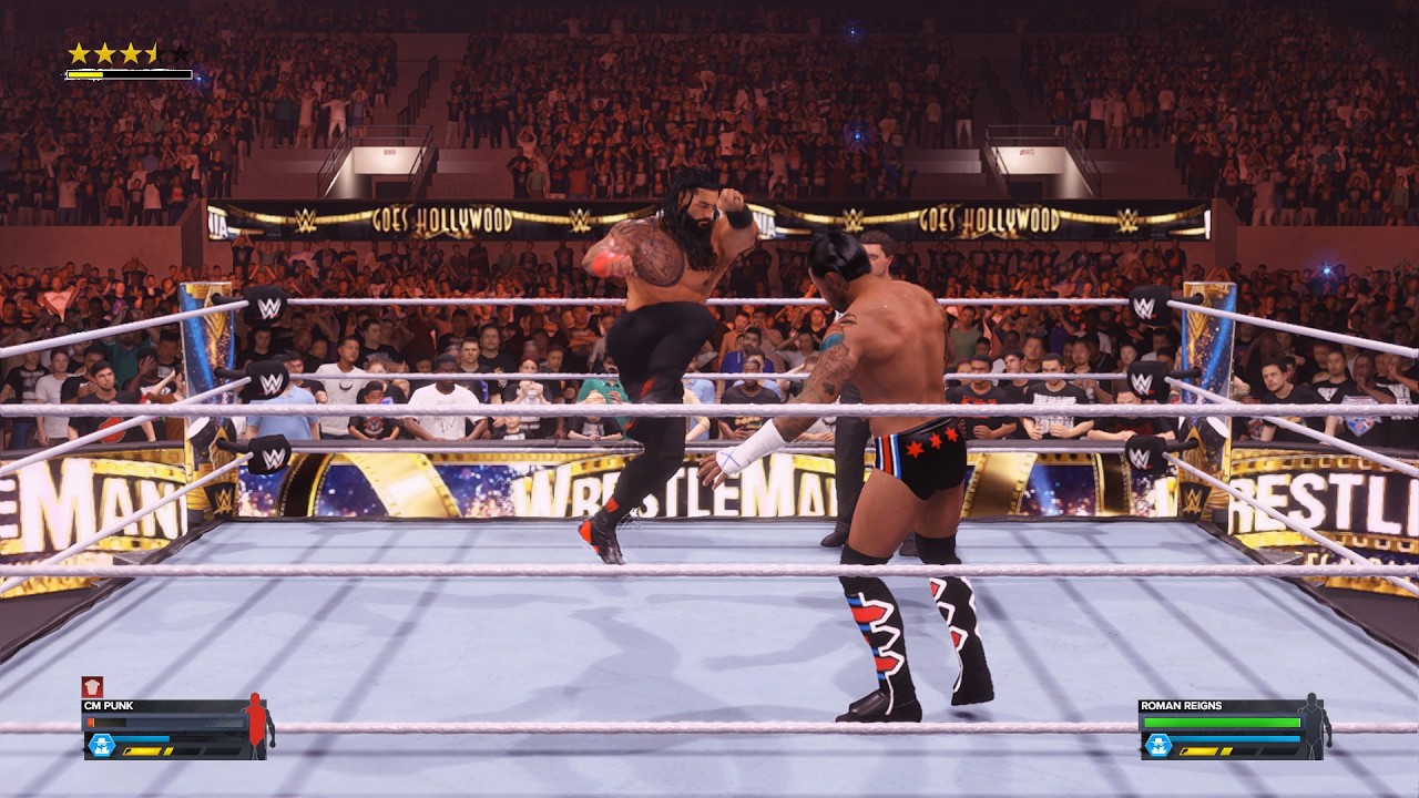 The Tribal Chief vs The Best in the World! Roman Reigns vs CM Punk – WrestleMania 2026 | WWE 2K24