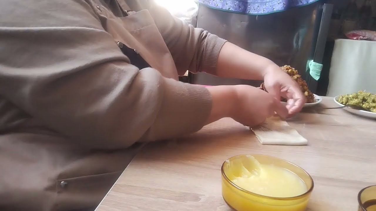 مسمن مالح  بحشوةالفلافل الملونة والكفتة من الأحسن العجل 😋🫶